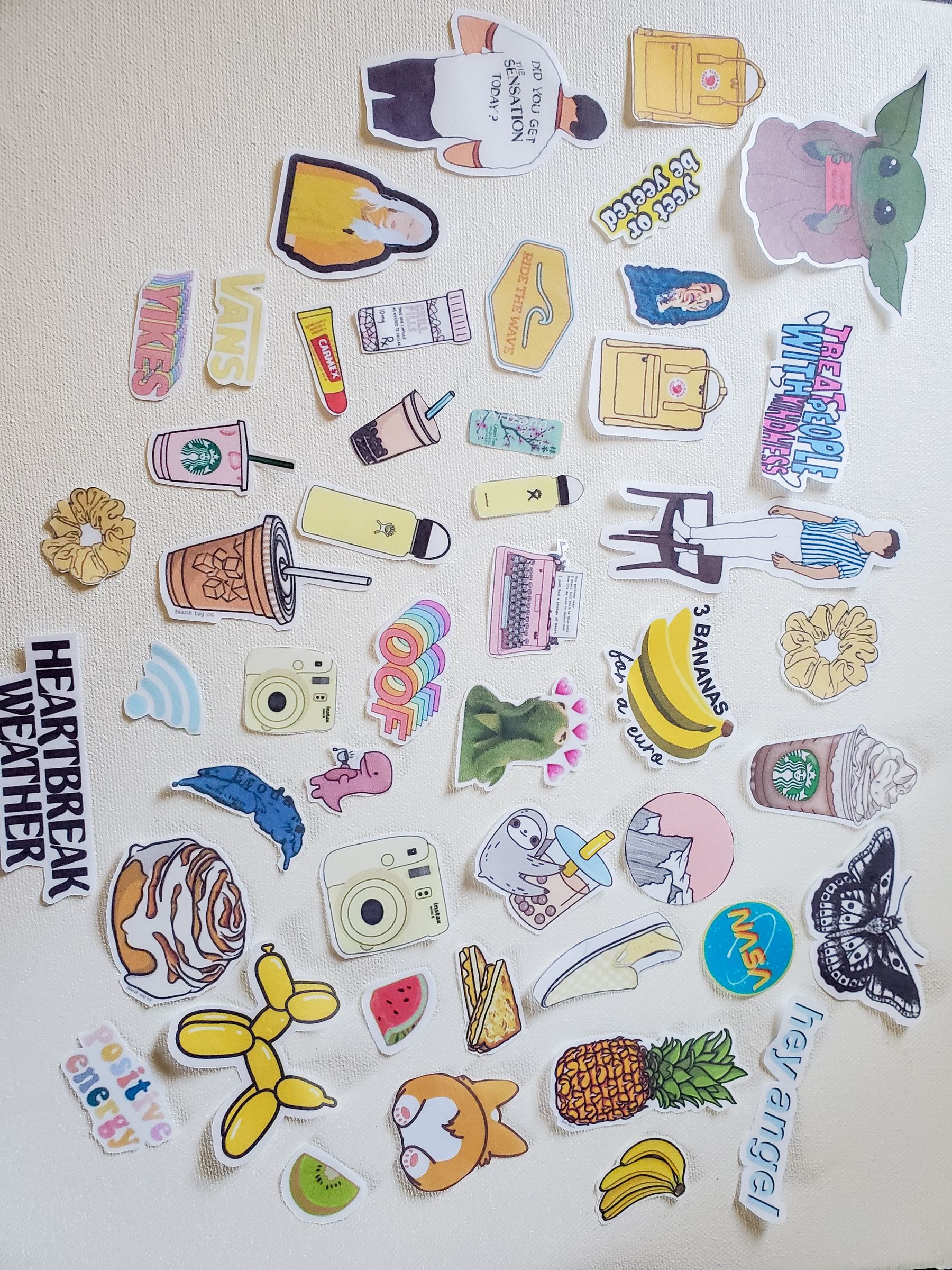 Simple DIY Stickers (without Sticker Paper) 9 Steps Instructables