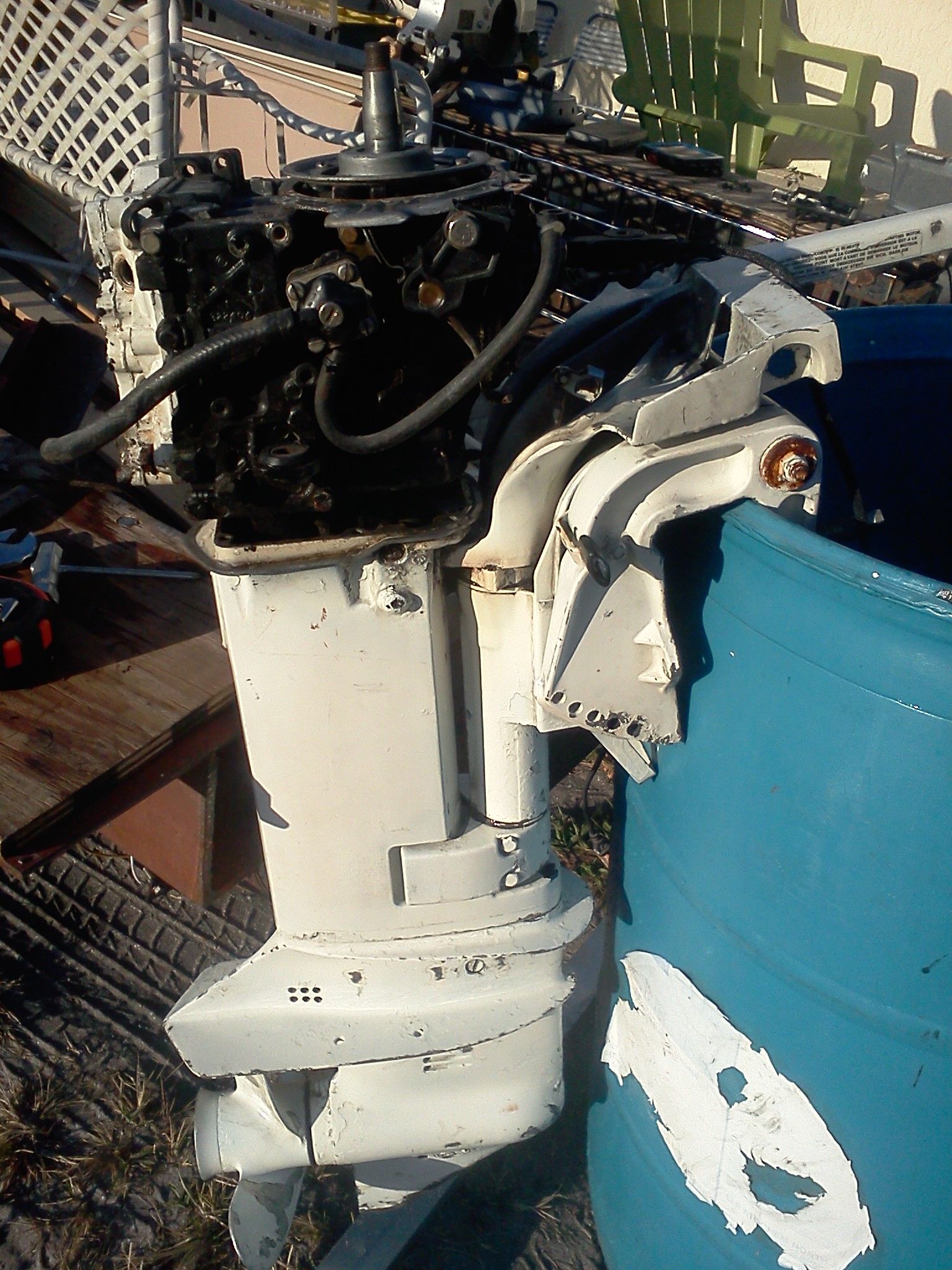 Homemade Lawn Mower Outboard Boat Motor