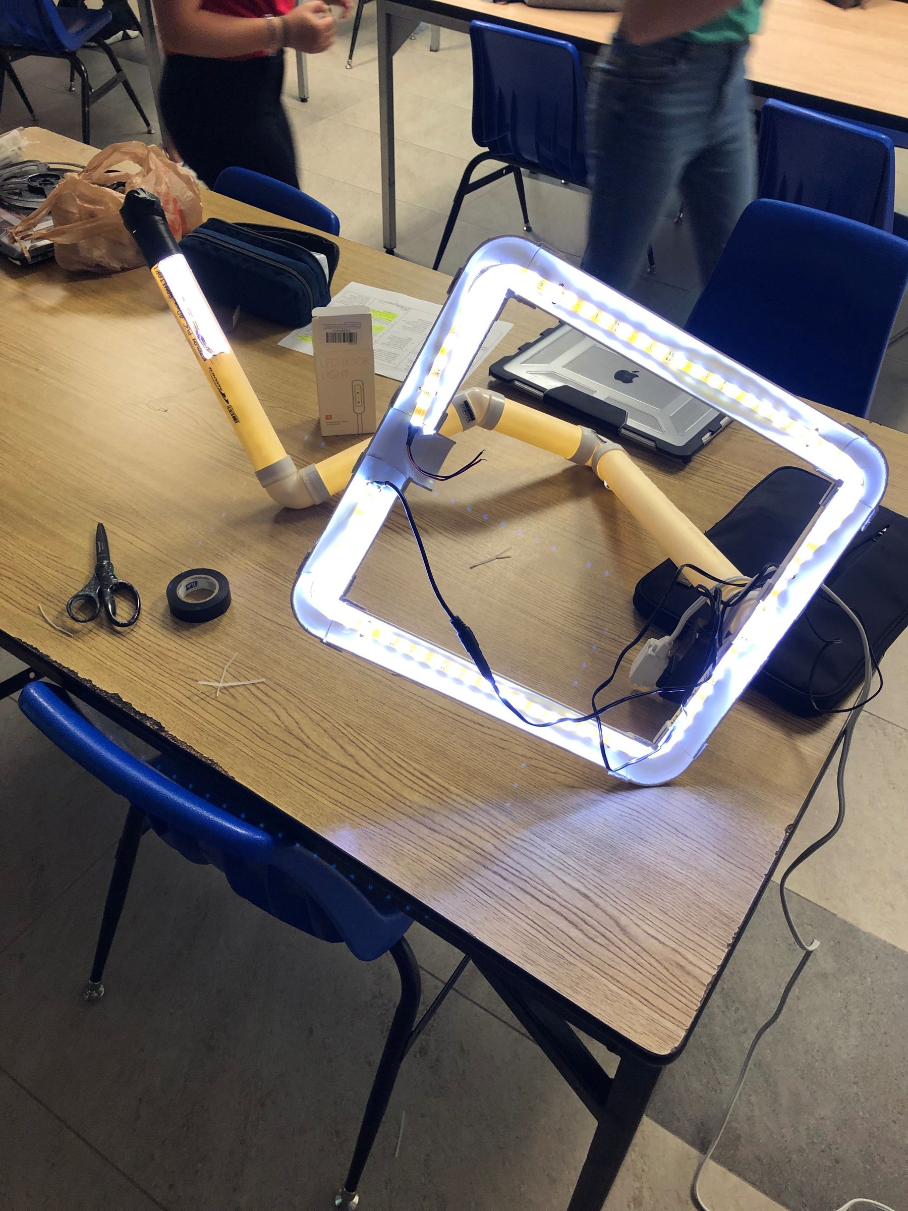 PVC Pipe LED Reading Light 3 Steps Instructables