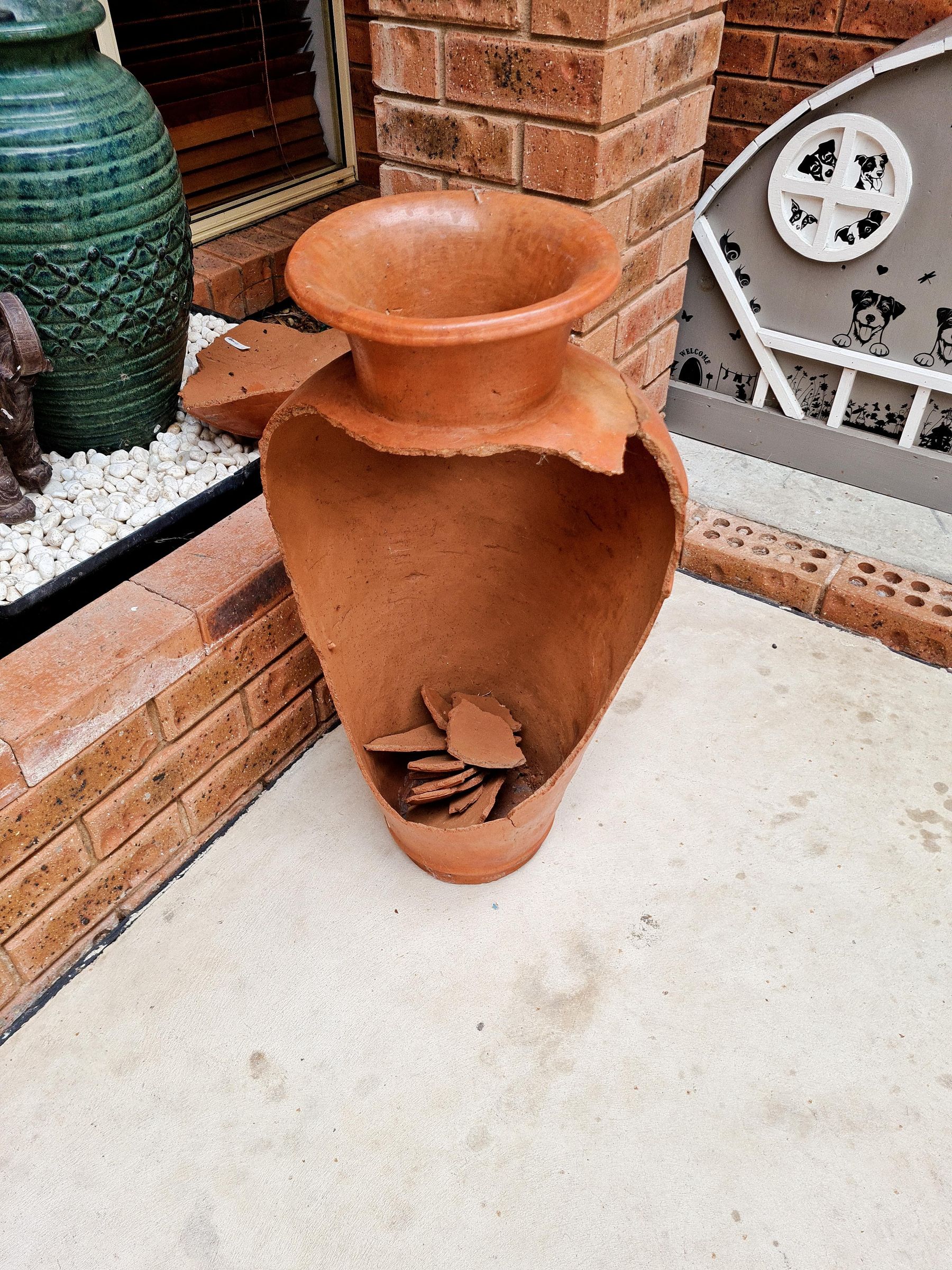 Broken Terracotta Pot Planter 7 Steps Instructables
