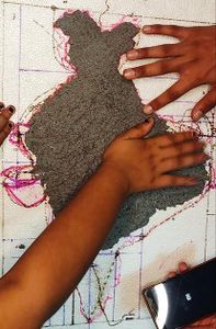 Fill the Map With Paper Mache