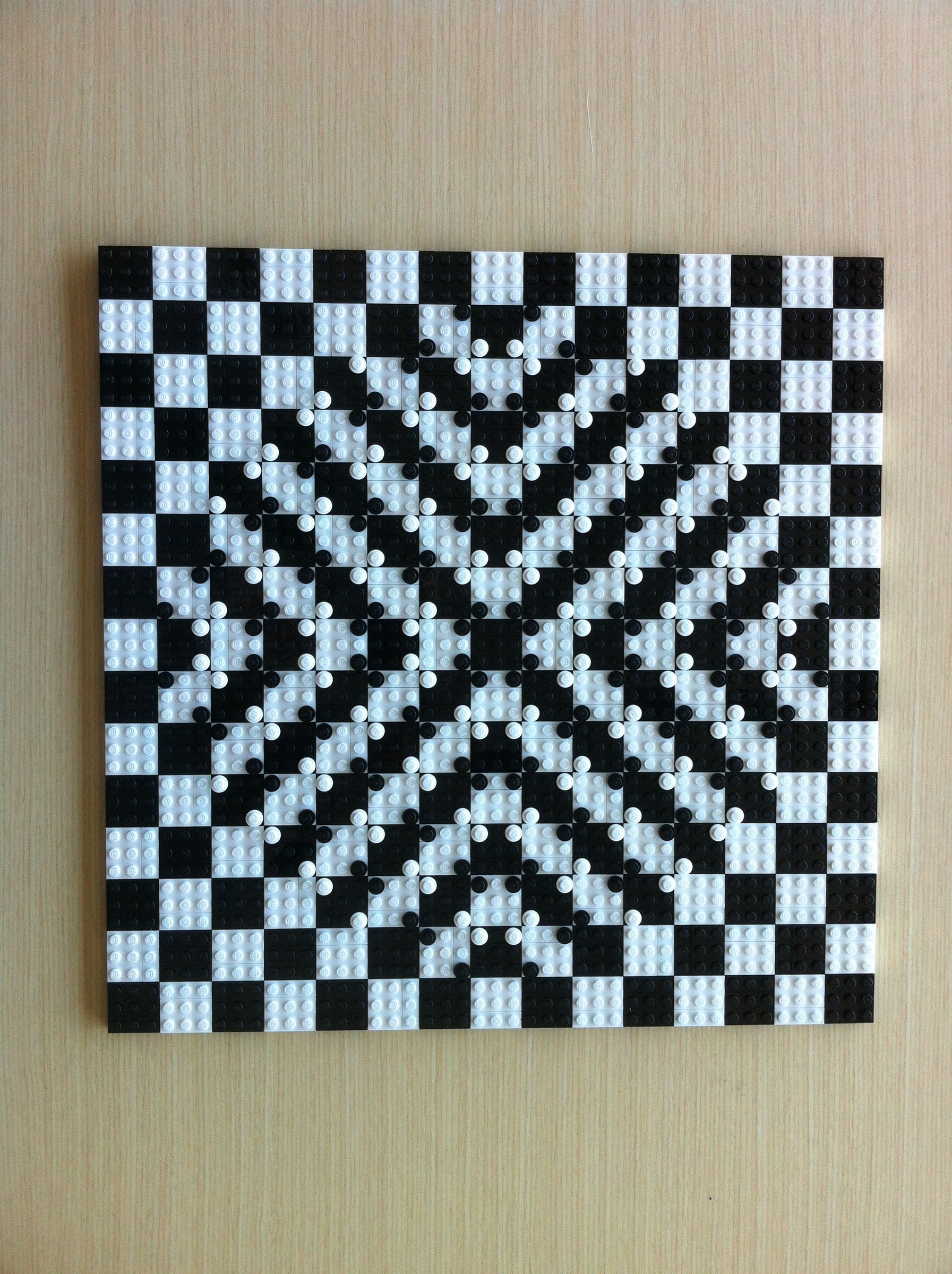 LEGO Optical Illusion Mosaic