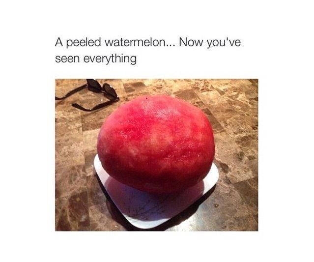 How to Peel a Watermelon (Machete Method)