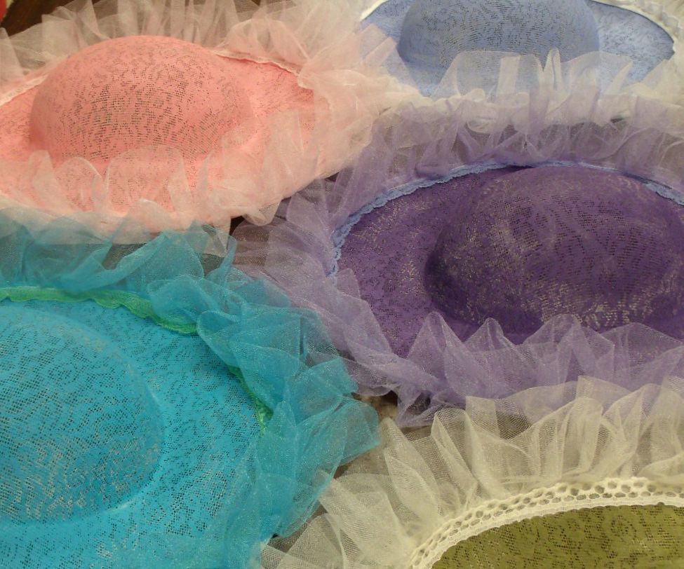 Victorian Style Hats for Easter Bonnets or School Plays