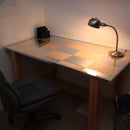 Birch and Aluminum Desk