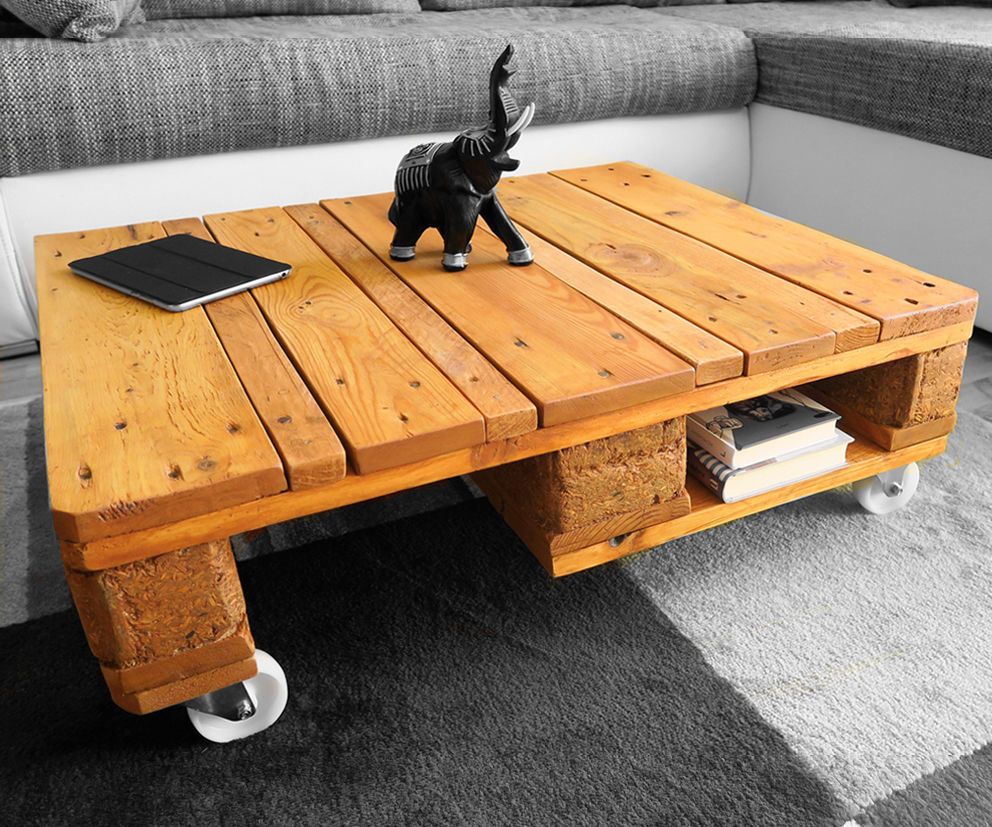 Pallet Coffee Table Easy \u0026 Cheap - VIDEO : 11 Steps (with Pictures) -  Instructables, image size:992x827