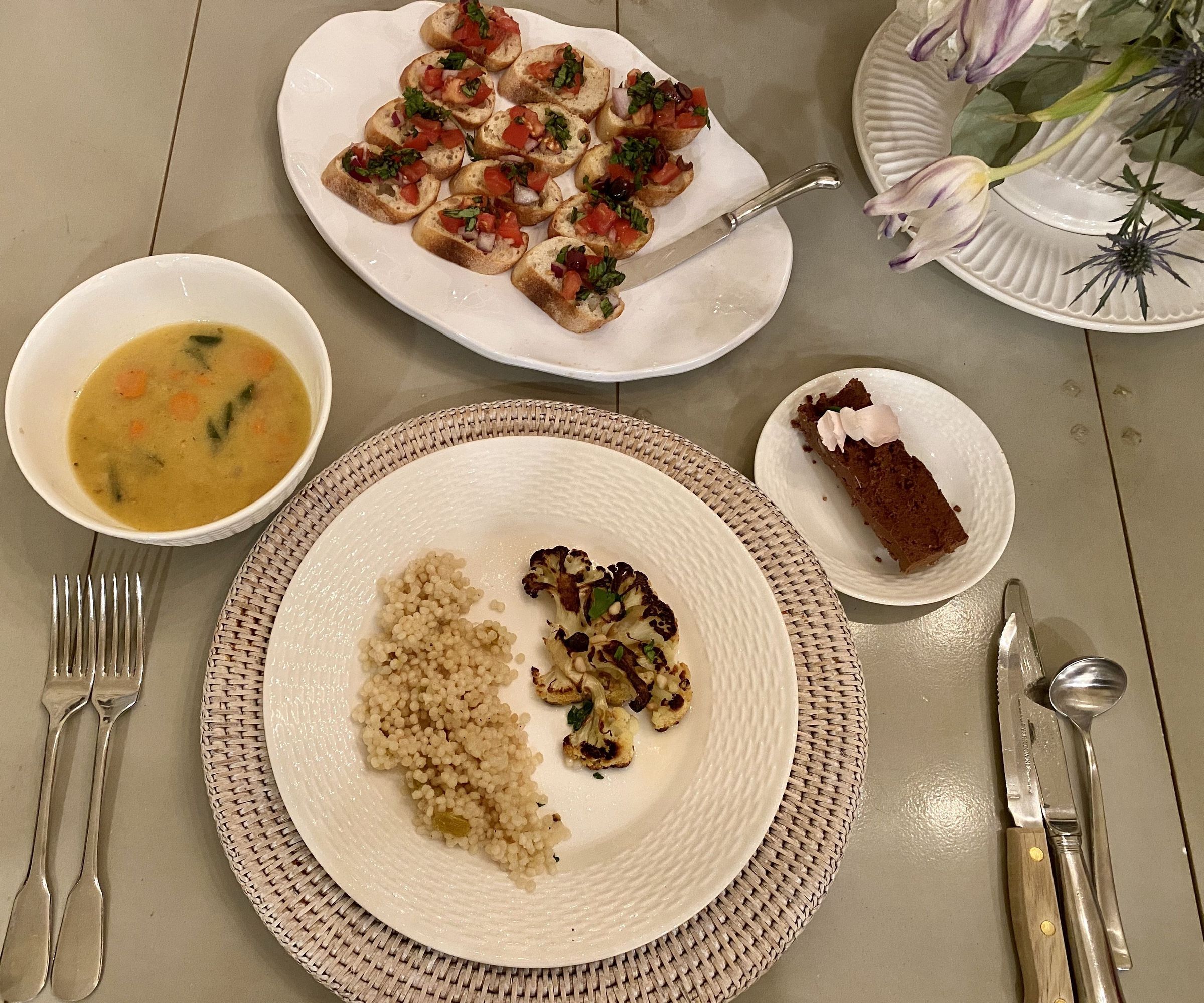 VEGAN Four Course Meal