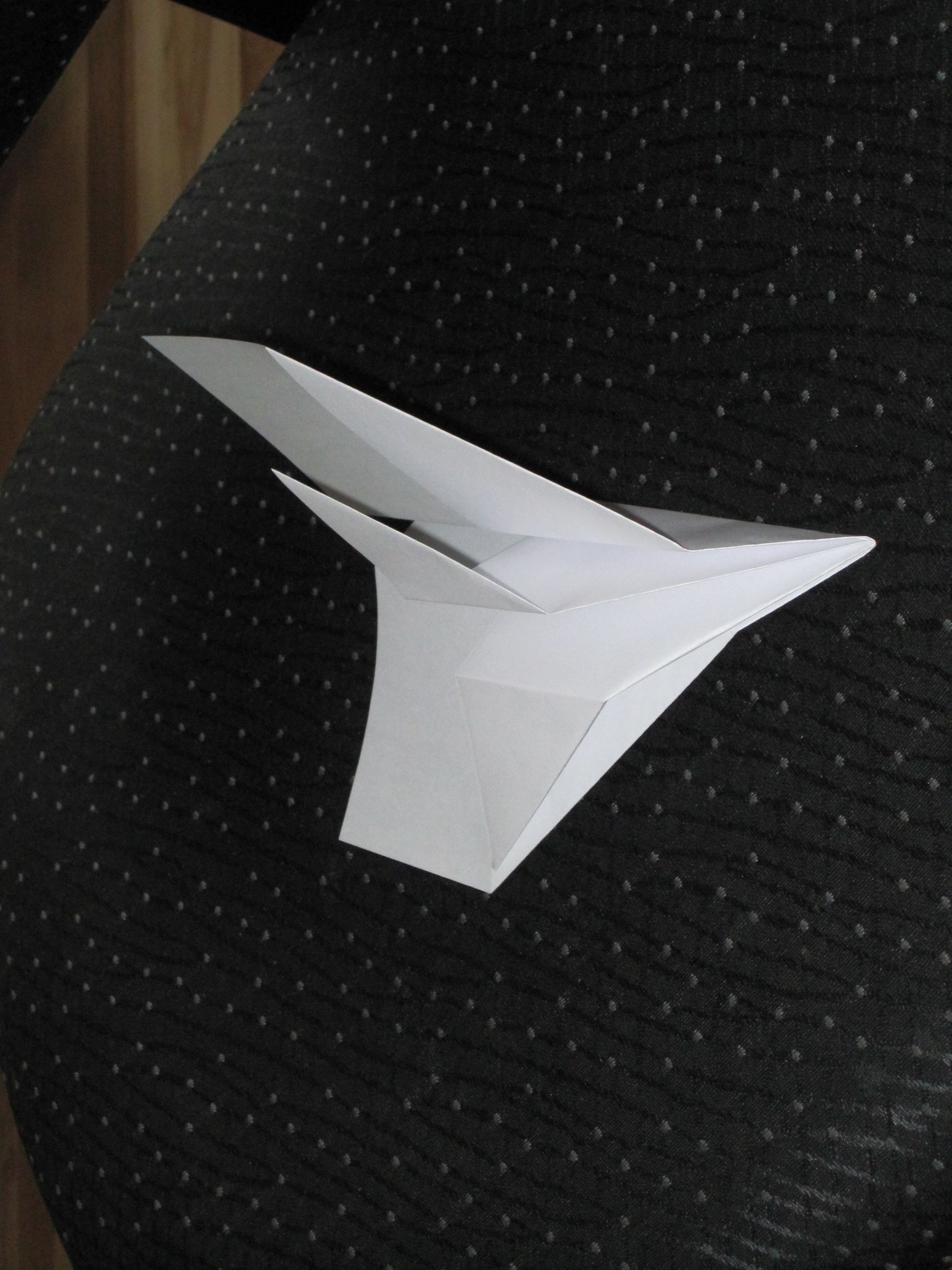 How to Fold the Paper Piggyback Jet.
