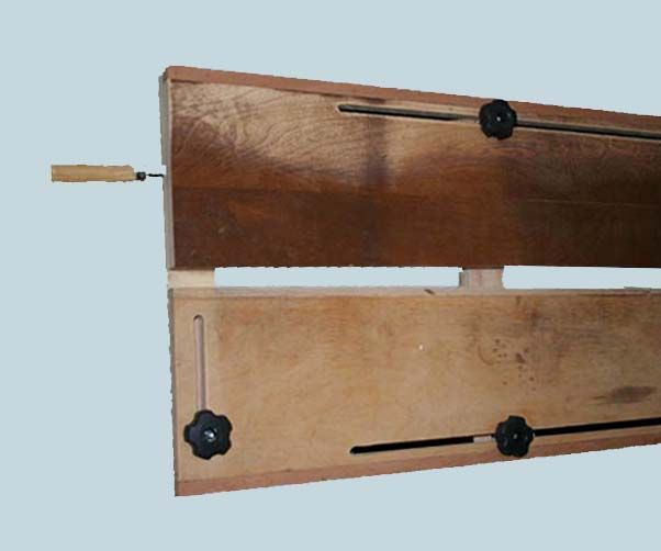 UNIQUE "What You See Is What You Get" Router Dado Jig - NO External Clamps