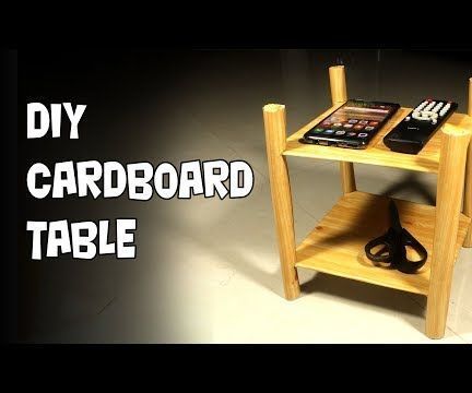 DIY Cardboard Table