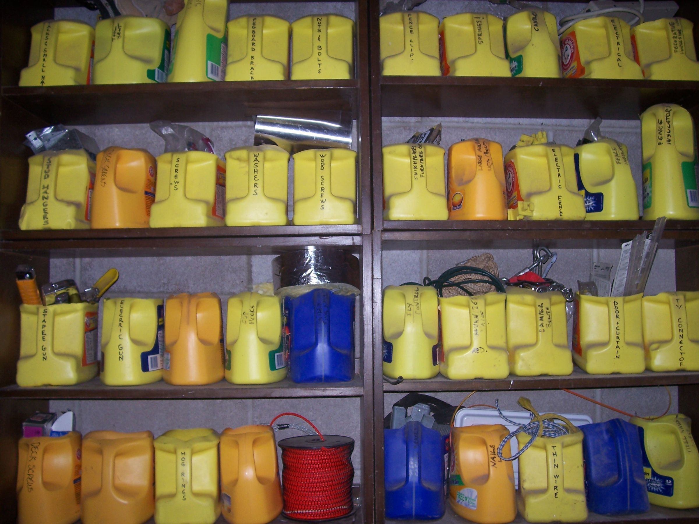 Garage Storage From the Laundry Room
