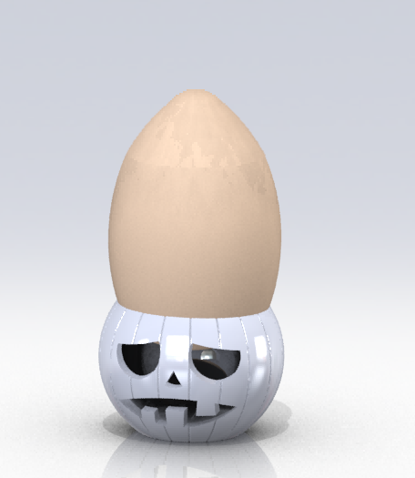 3d Printed Jack O' Egg Cup