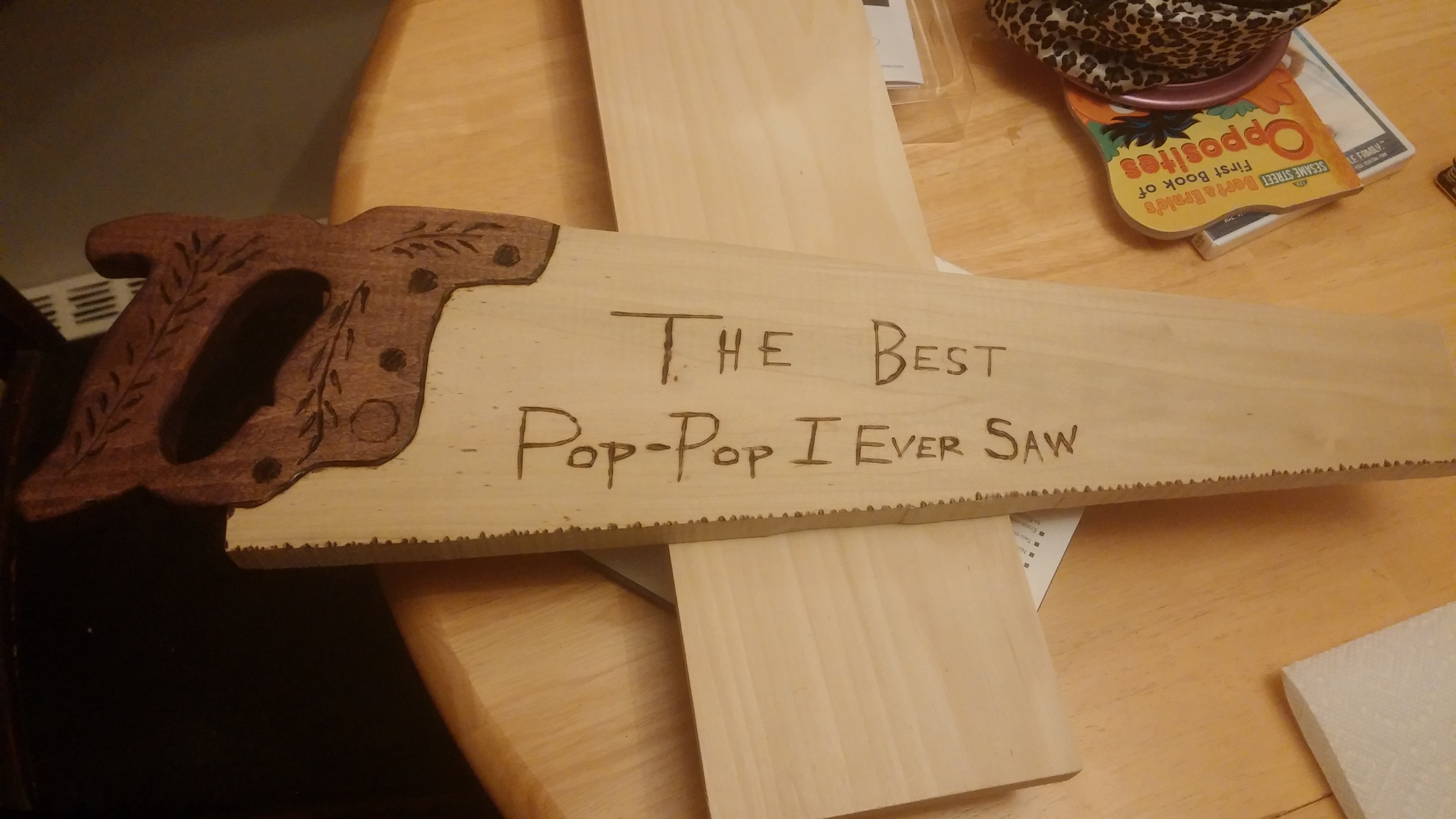 Wooden Saw Present