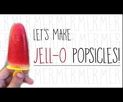 How to Make Jell-o Popsicles