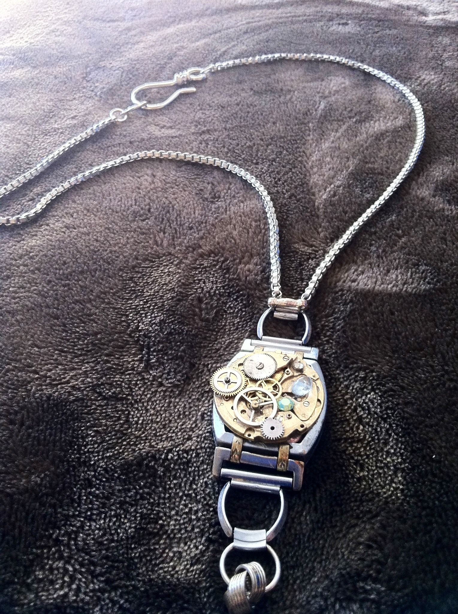 Steampunk Jewelry From Box of Old Watches