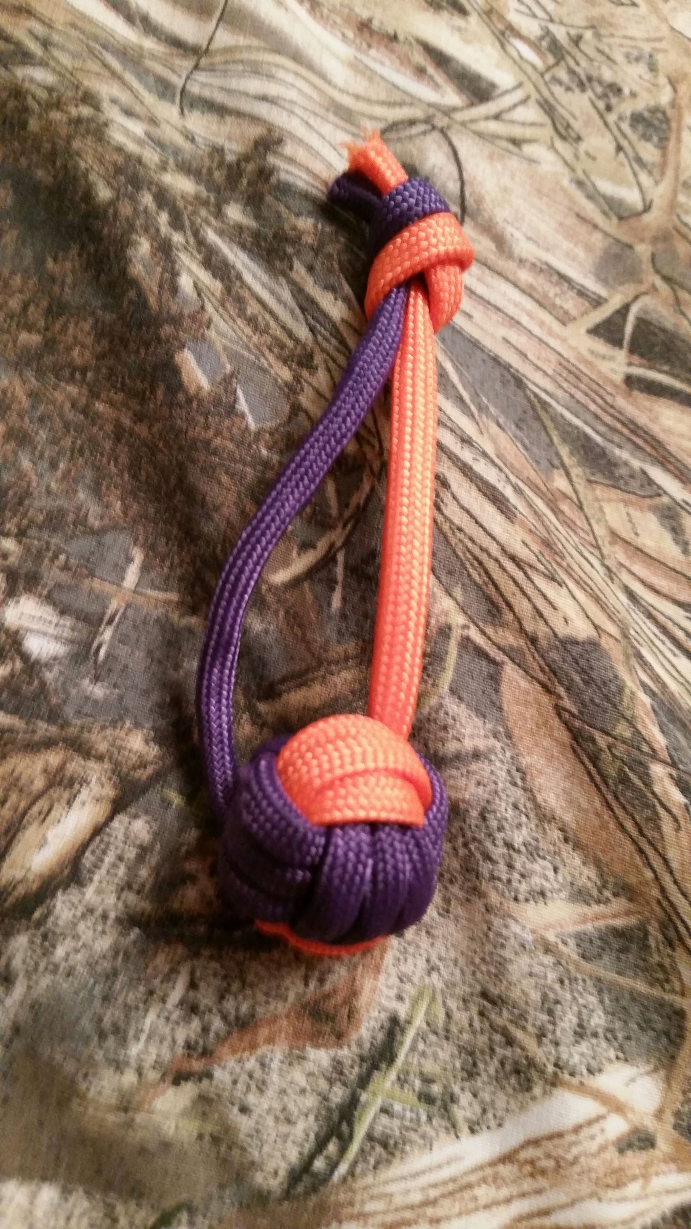 Monkey Fist Key Chain or Necklace 