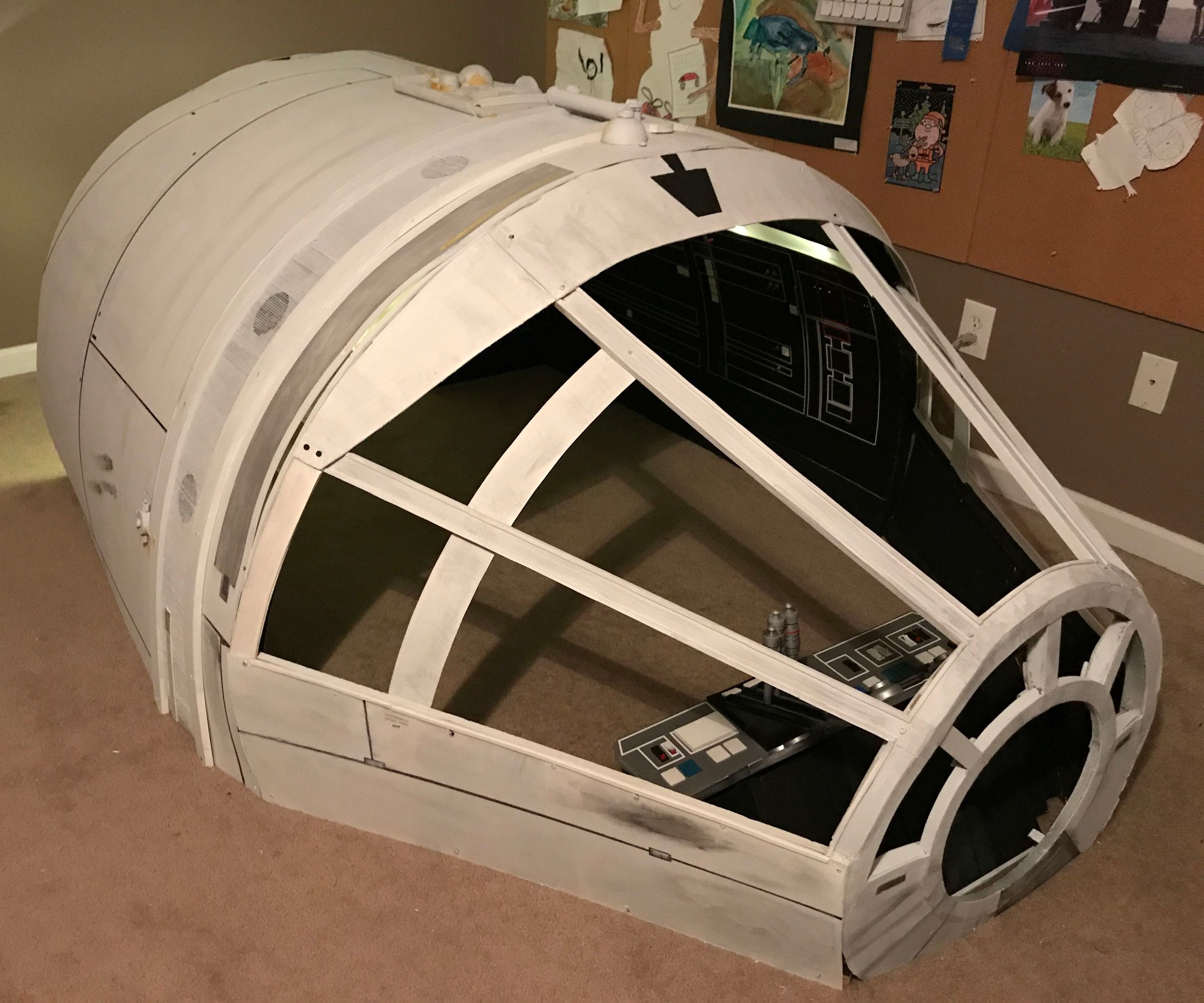 Make a Millennium Falcon Playhouse - Massive Update
