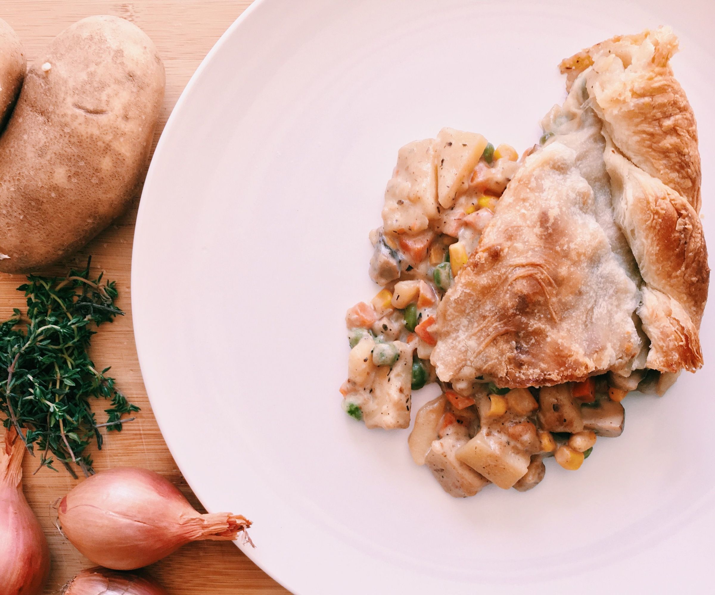 RECIPE | MUSHROOM POTATO POT PIE