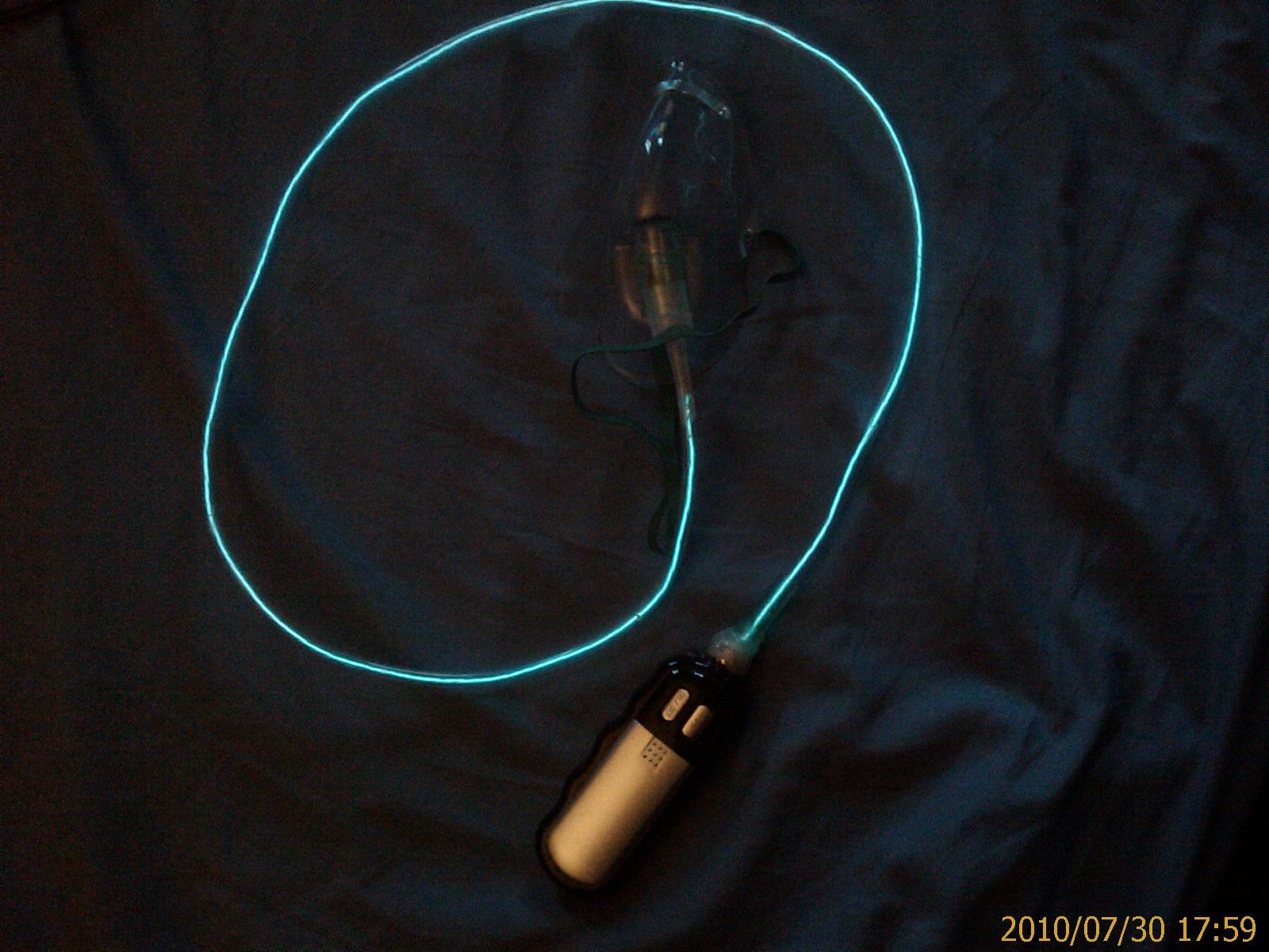 EL Wire Oxygen Mask