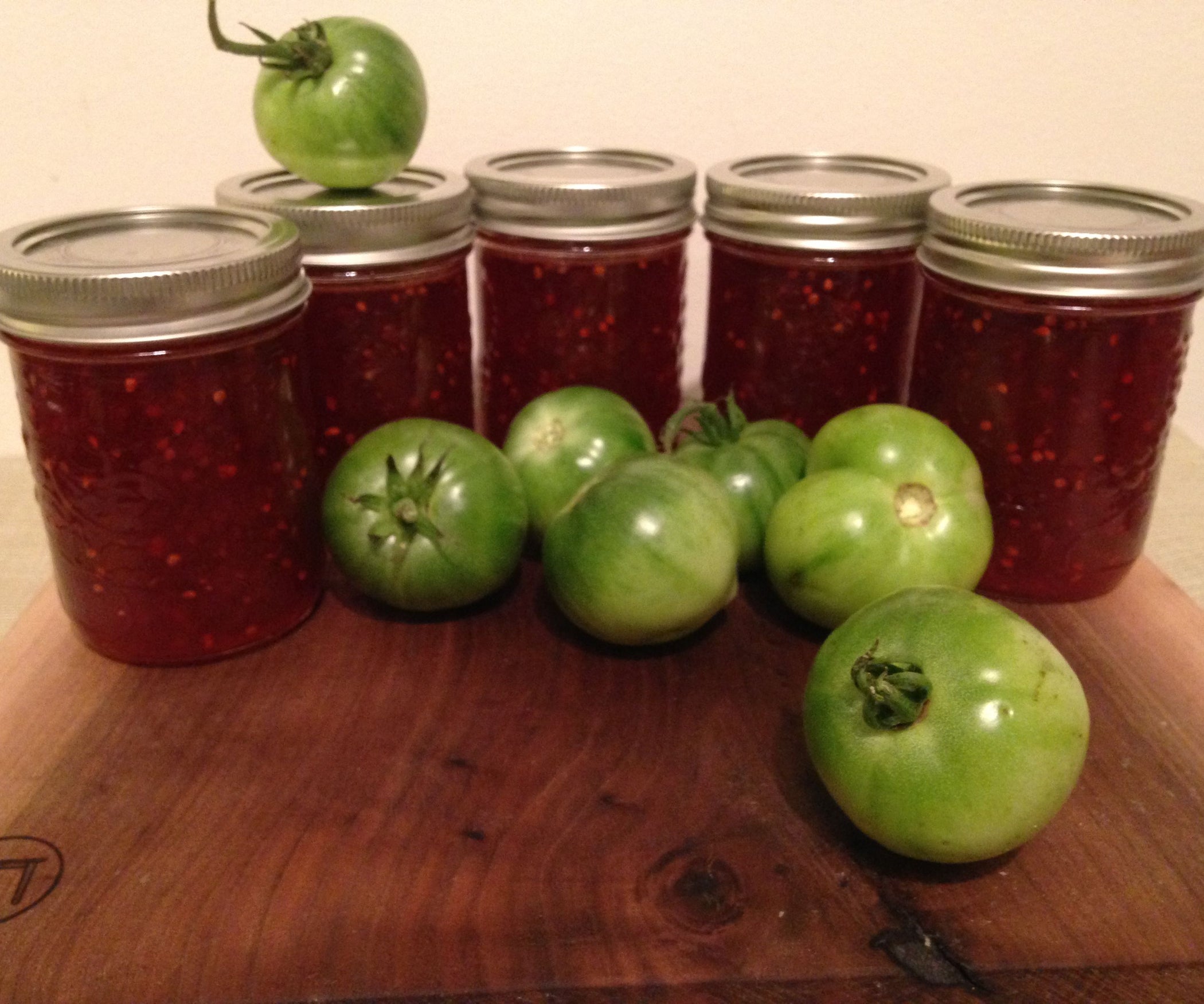 Raspberry-Green Tomato Jam