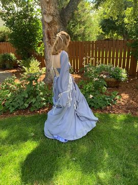 sachin and babi light blue dress Tinkerbell Dress Tutorial main image 1