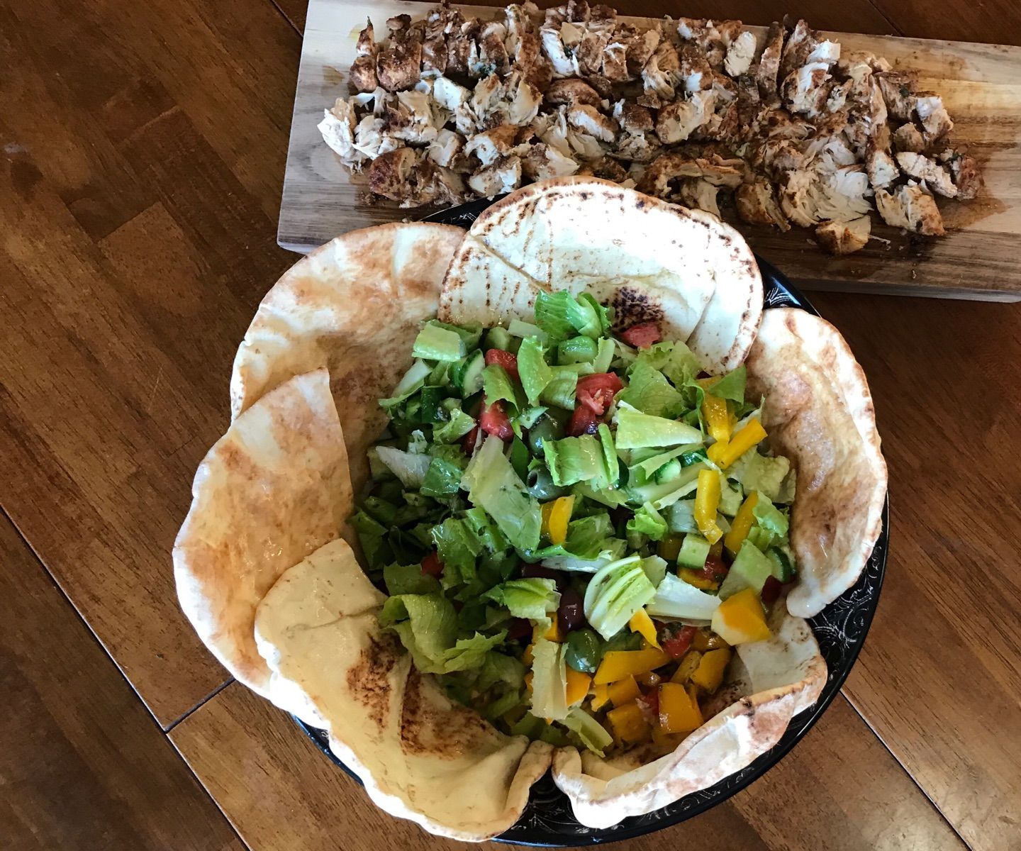 Savory and Refreshing Chicken Shawarma Salad