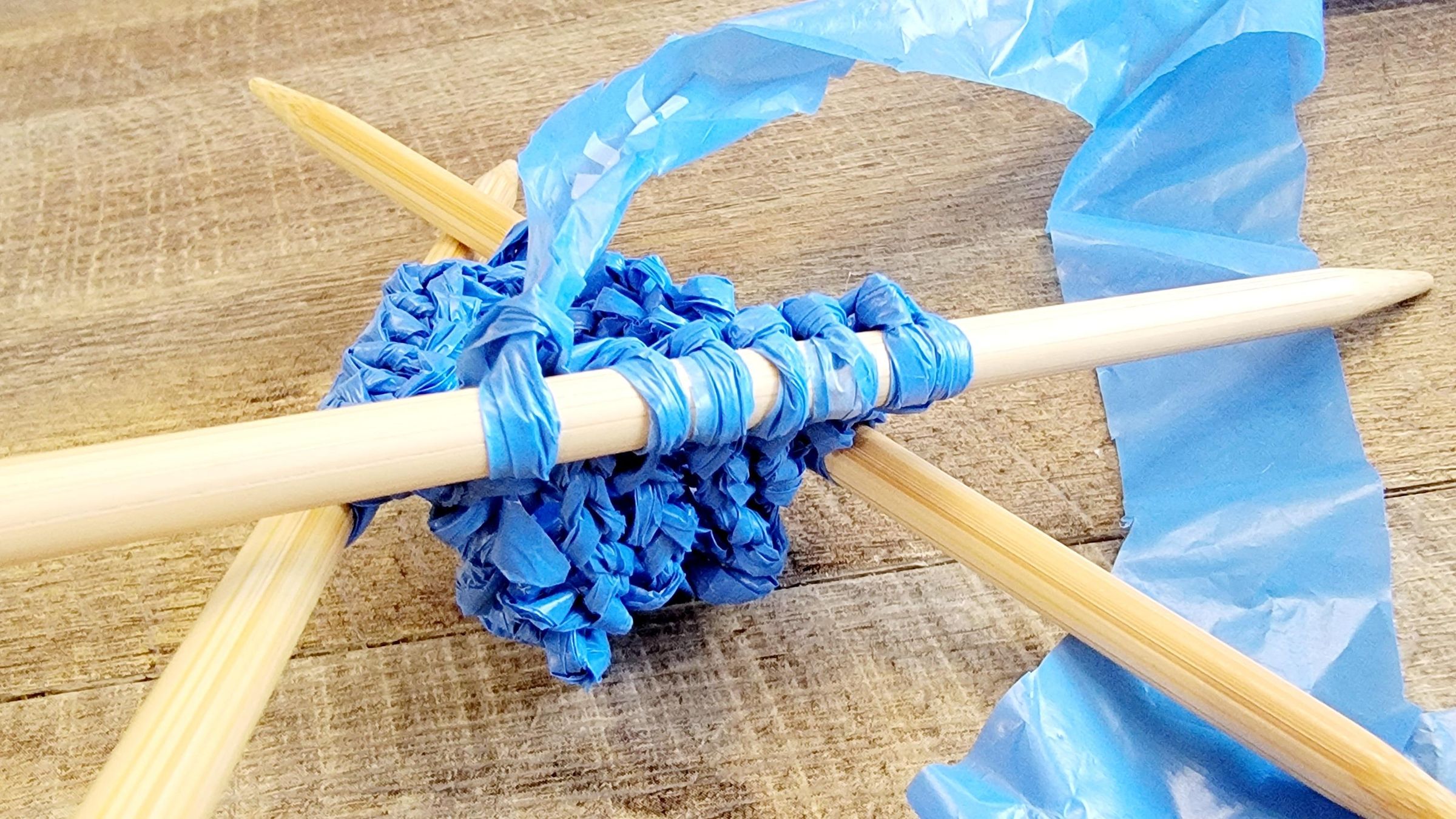 Knit Plastic Bag Ball 10 Steps (with Pictures) Instructables