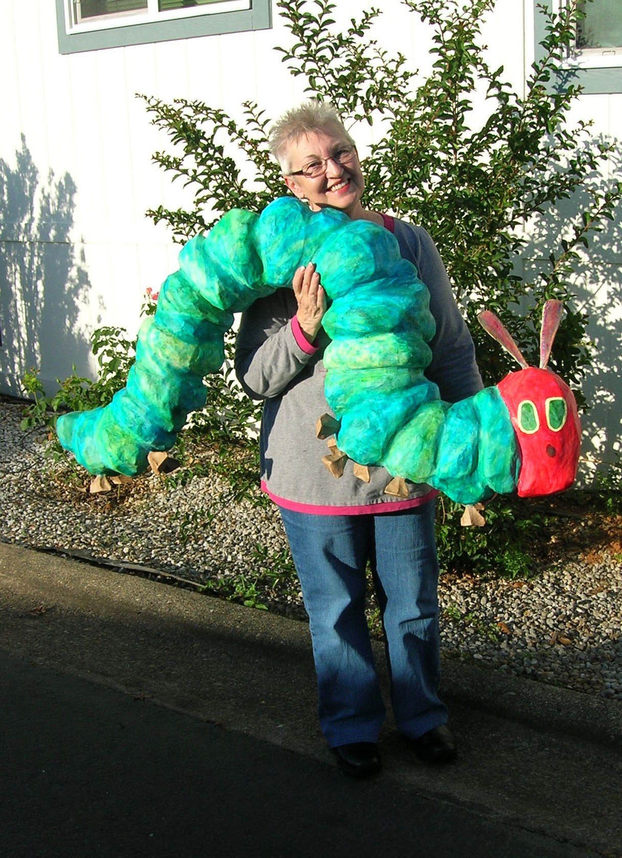 Papier Mache "Very Hungry Caterpillar"