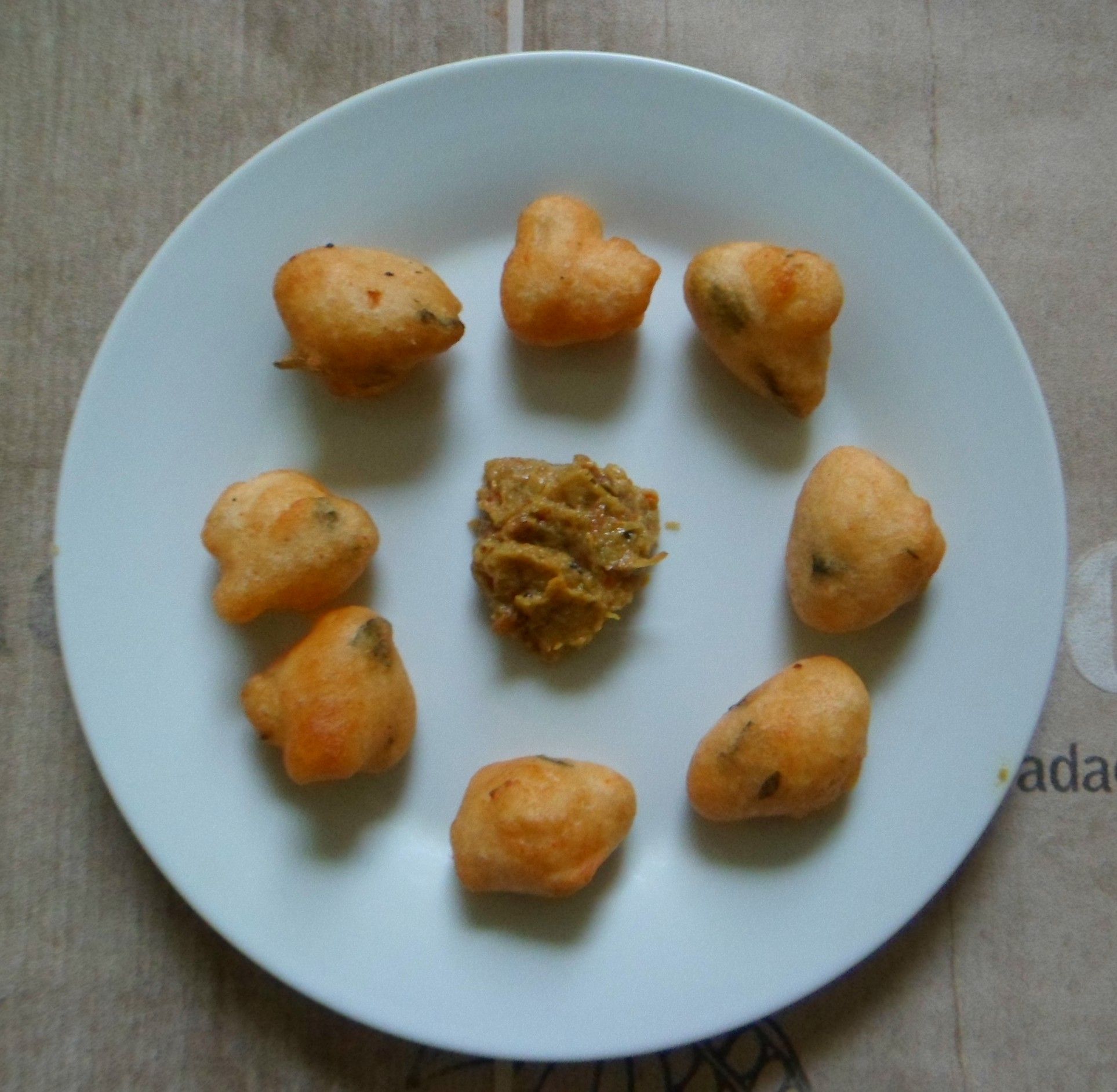 Lentil Flour Fritters