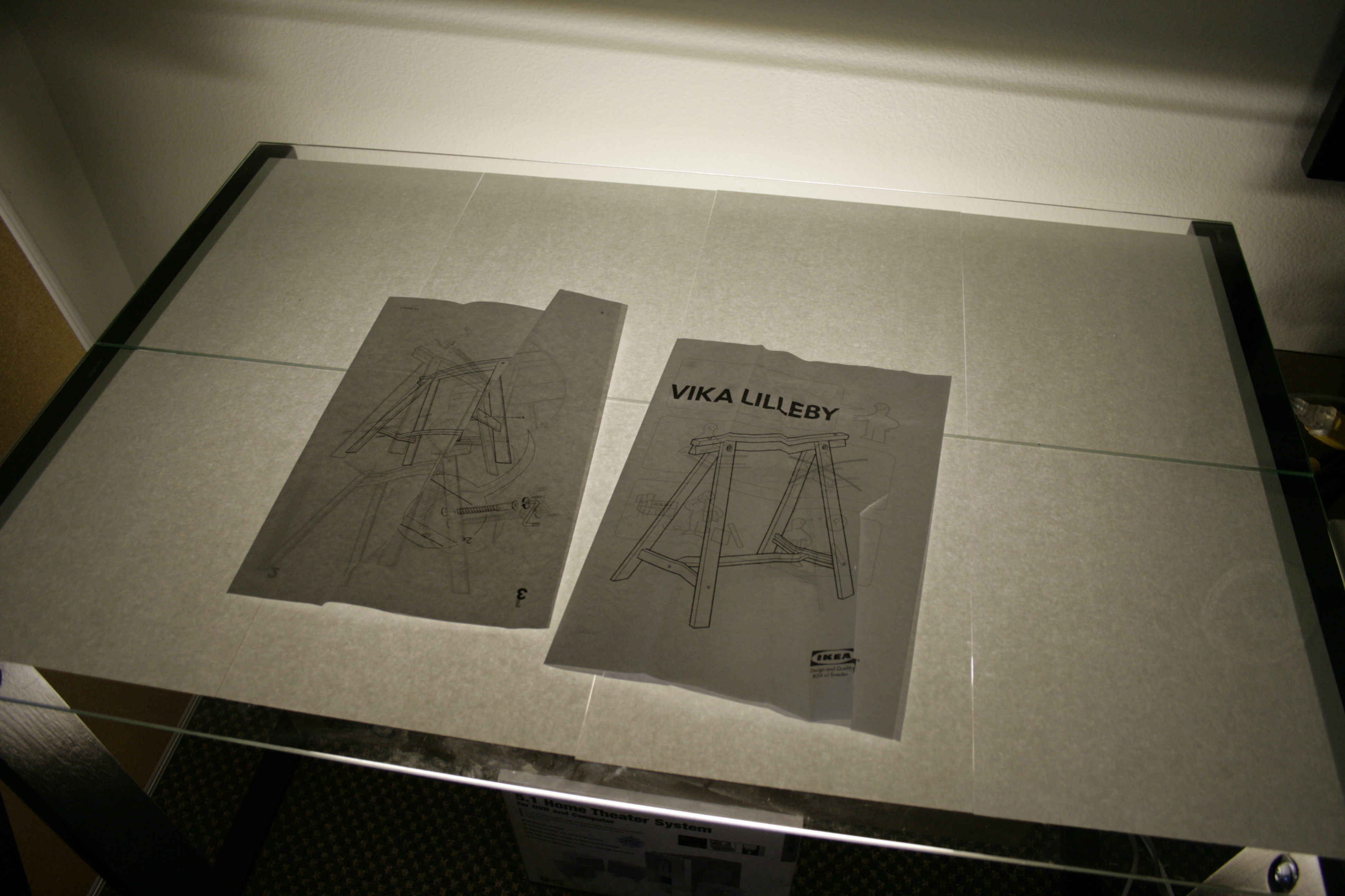 DIY Illuminated Design Desk