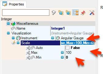 Using Instruments Window to See the Distance Values