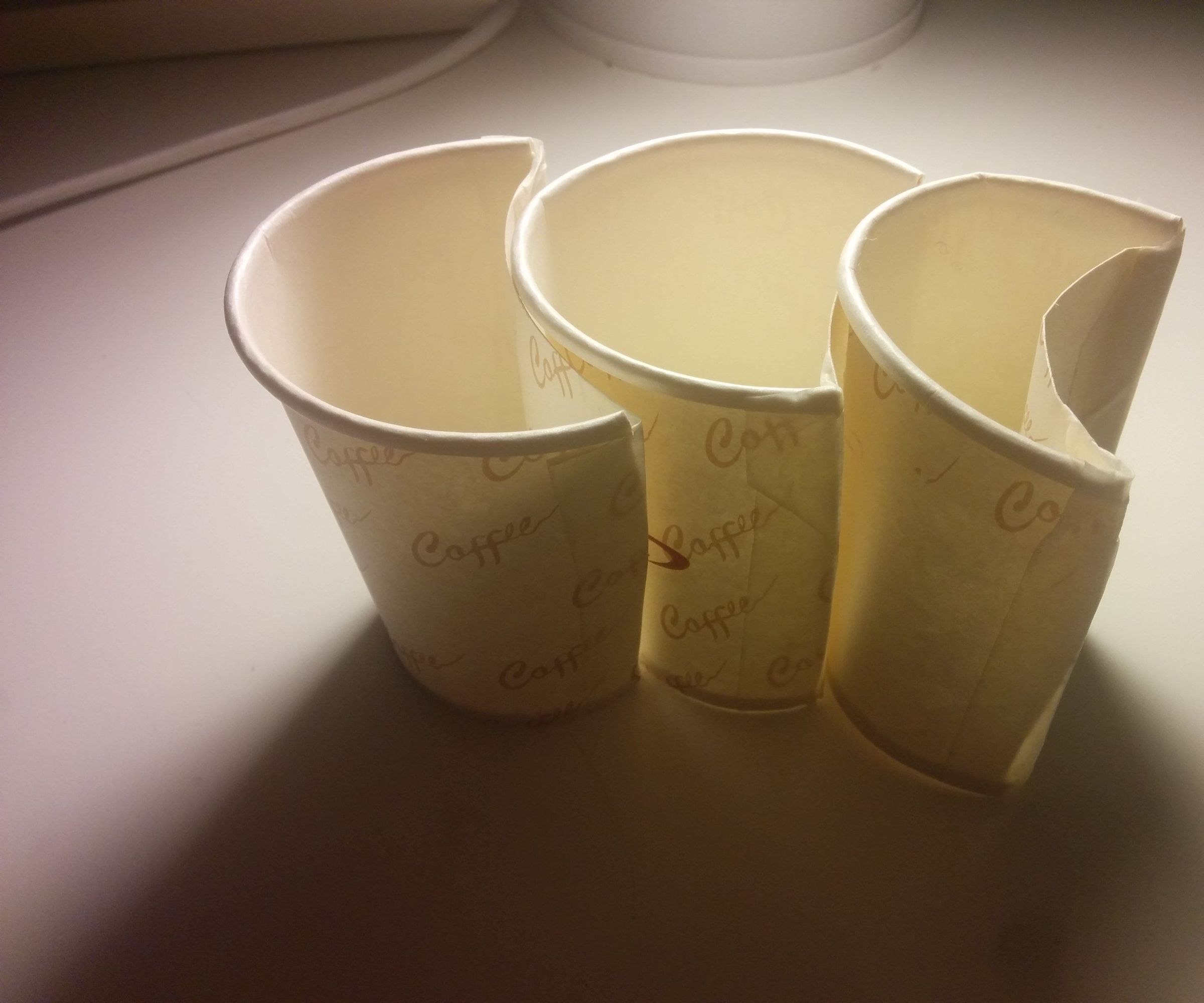 Design a cardboard cup with Design thinking methods 