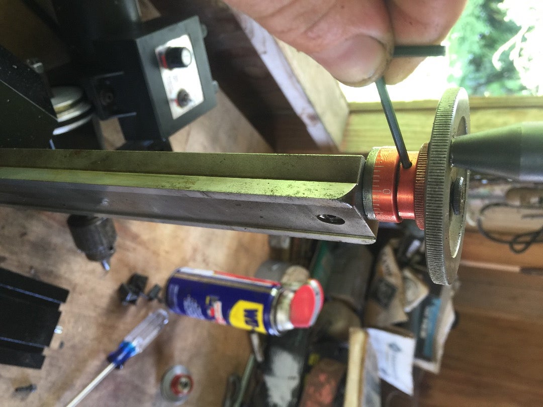 Remove Hand Wheel and Head Bearing