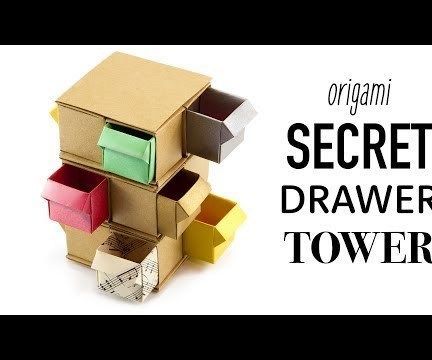 Origami Secret Tower Box