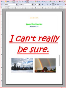 Create a Word/Open Office Document