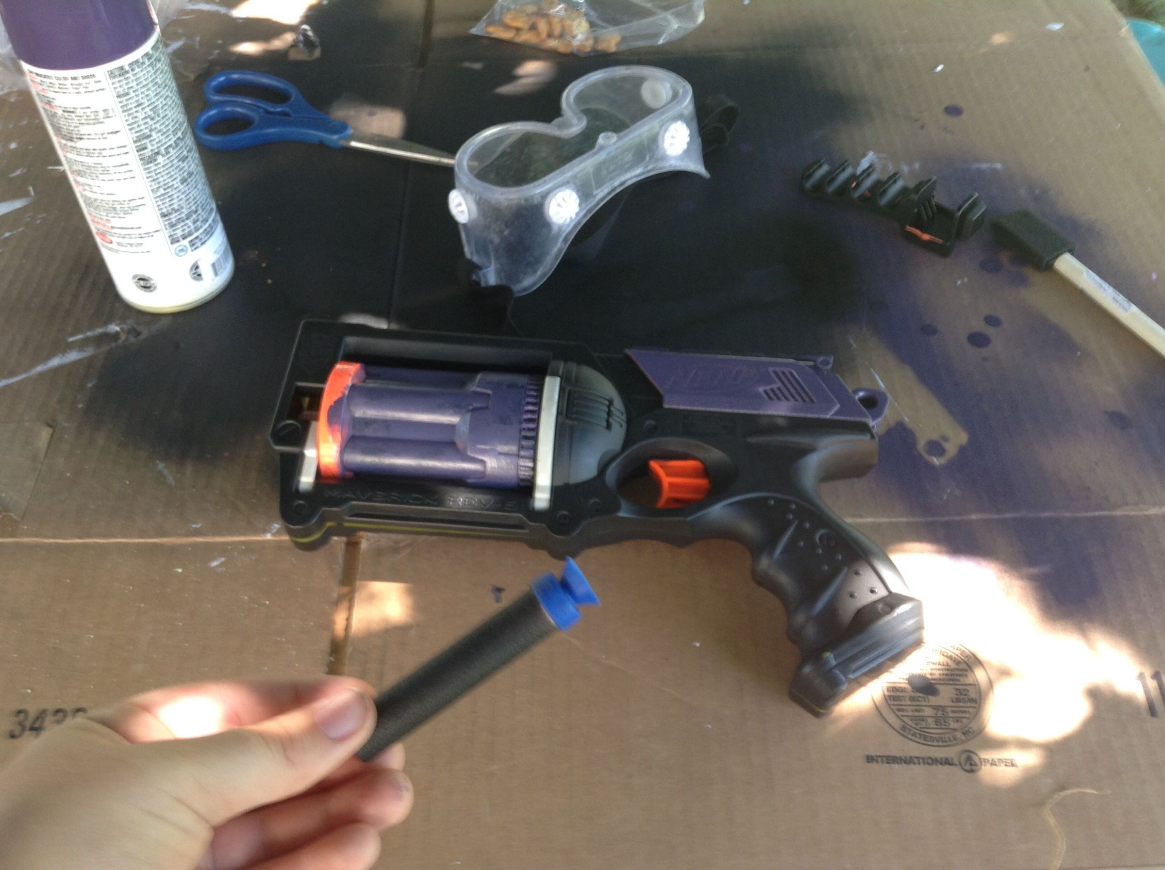 Spray Painting Nerf Guns 3 Steps Instructables