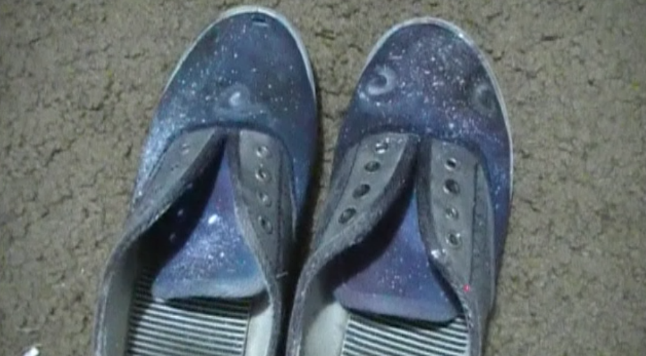 DIY Galaxy Shoes