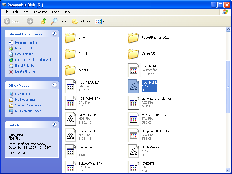 How to Make Your R4 Boot Any .nds File From the Second Icon on the Menu!