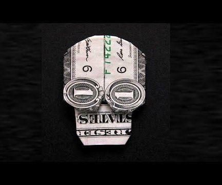 EASY MONEY ORIGAMY SKULL ICON