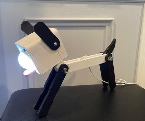 POSE-ABLE” PUP” USB POWERED READING/ NIGHT LIGHT