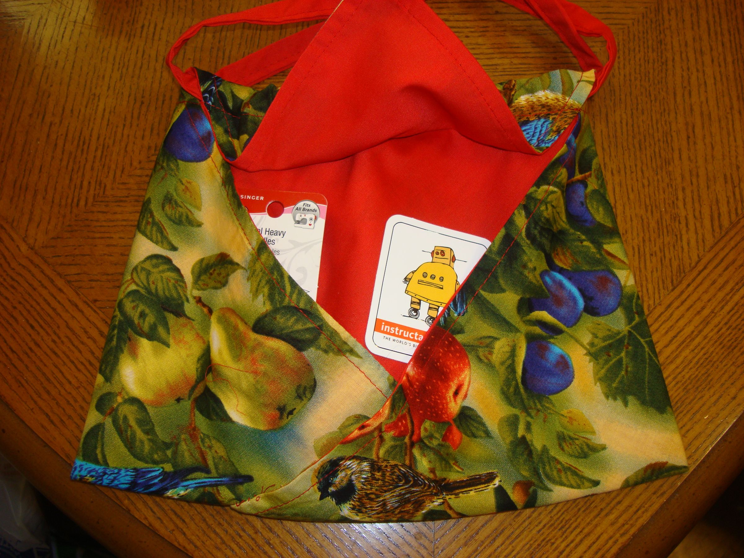 Origami Inspired Draw String Bag