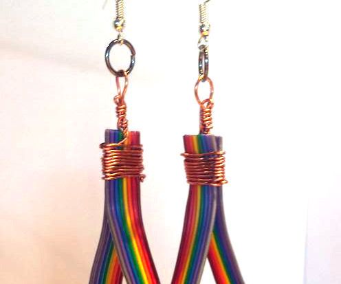 Ribbon Cable Earrings