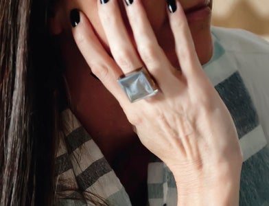 A DIY Stylish Ring Made From a Bathroom Tile