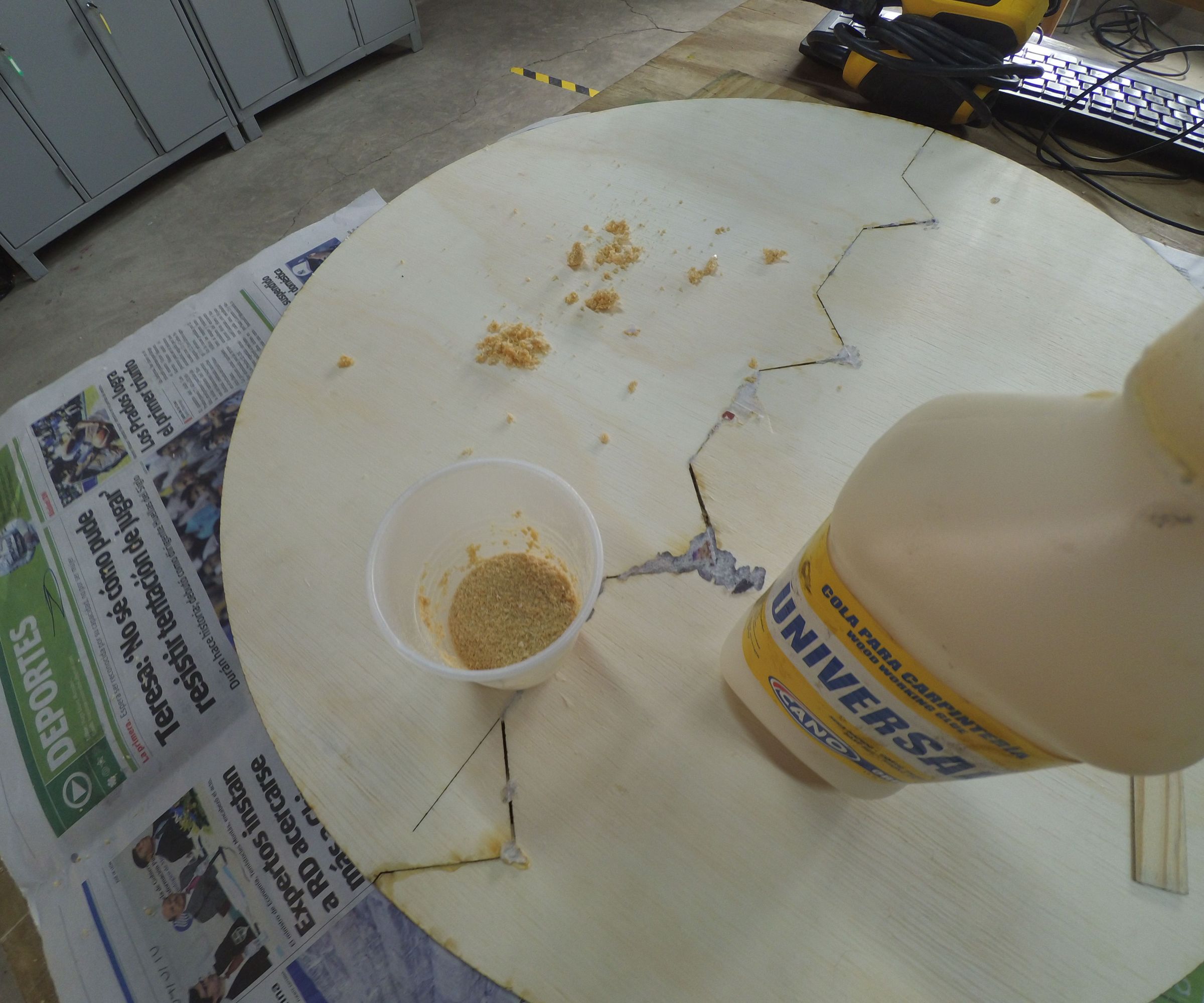 How to Fill Empty Space in the Wood