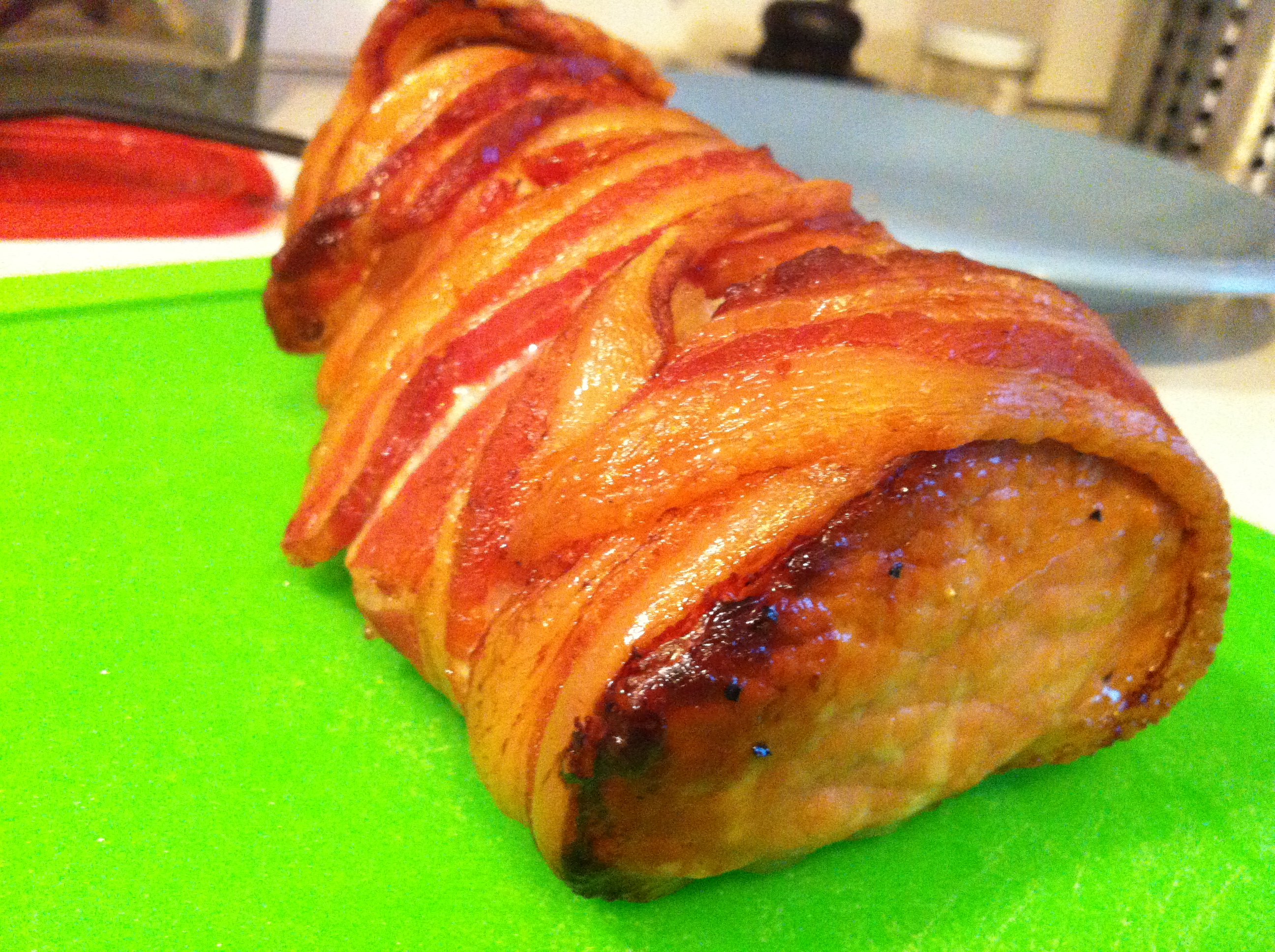 Pork Loin Wrapped in Bacon
