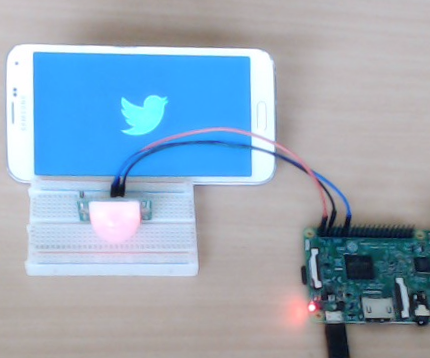 Send Tweet Using Raspberry Pi and PIR Motion Detector 