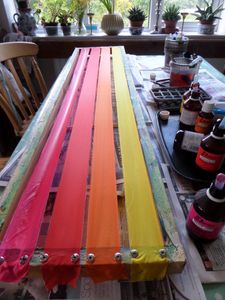Painting With Steam Fix Dyes - Warm Shades