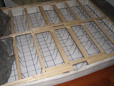 Cutting and Folding a Box Spring : 5 Steps (with Pictures) - Instructables