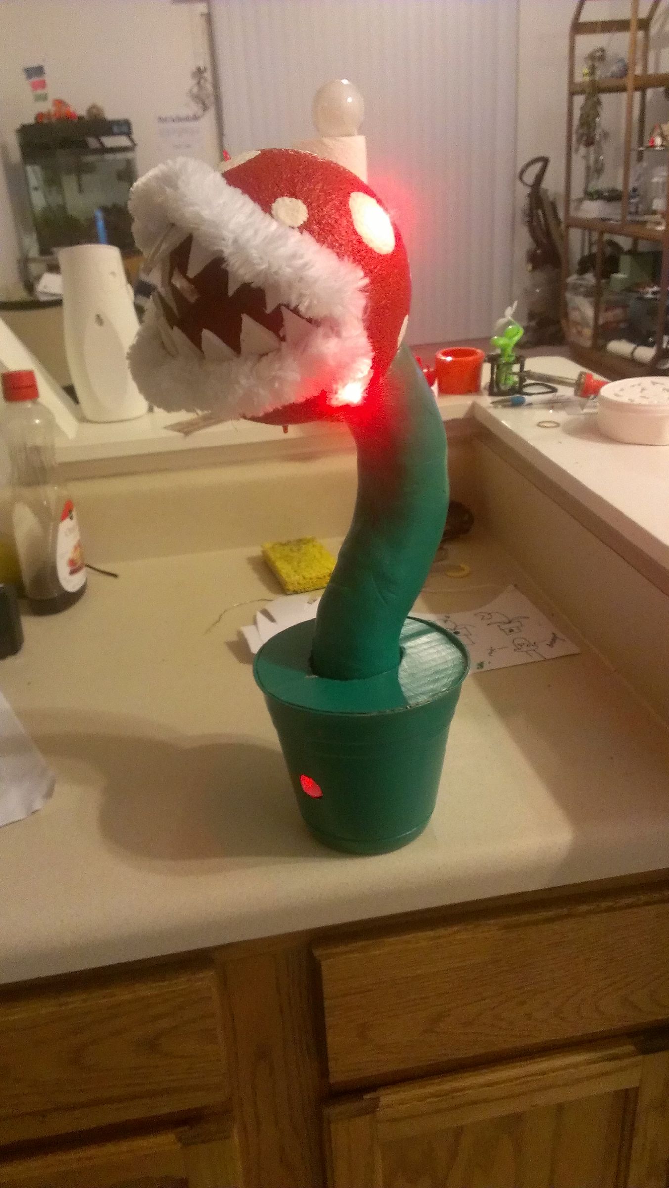 LED Super Mario Piranha Plant