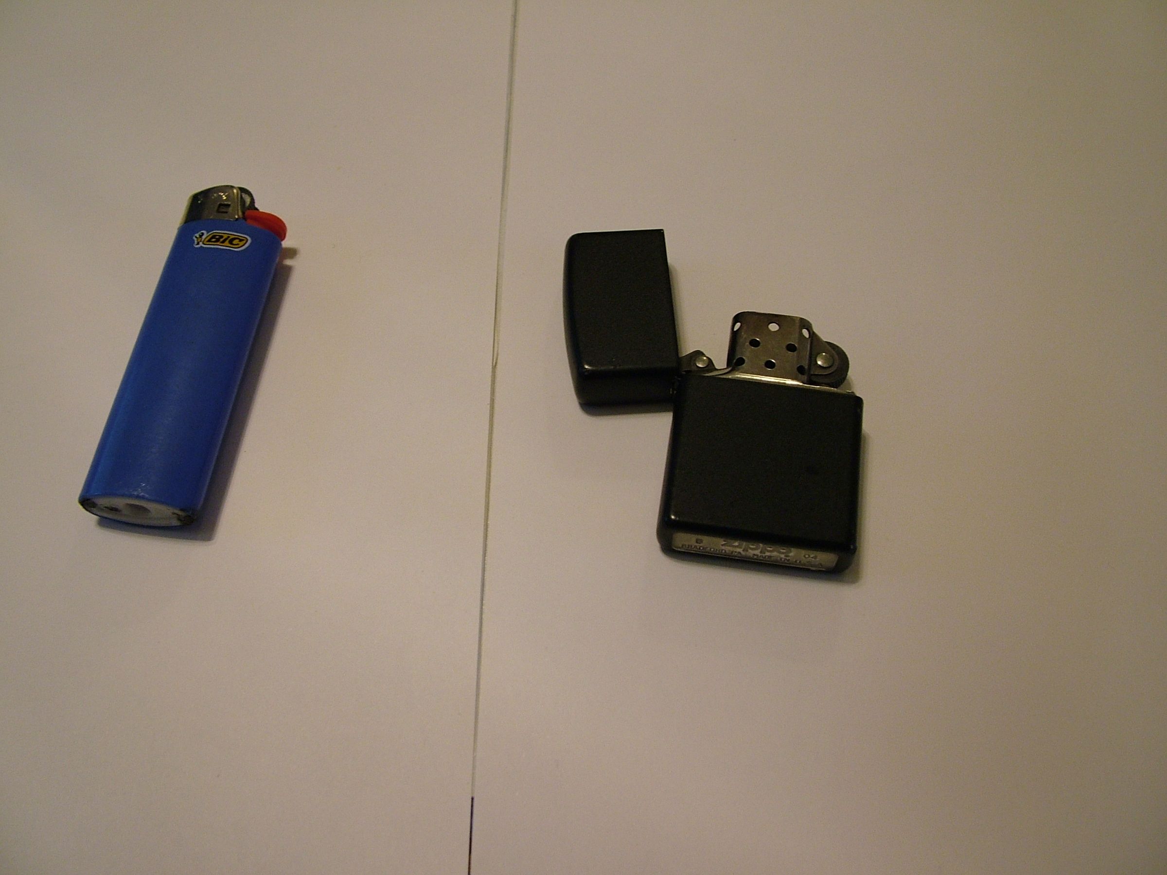 Replace your Zippo flint with flint from a dead BIC